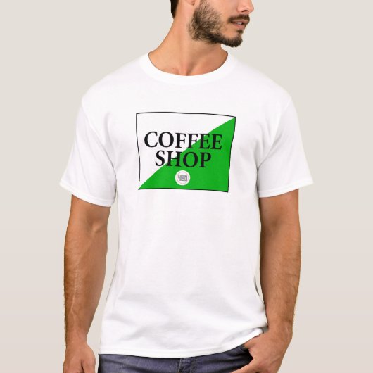 Amsterdam-Kaffeestube T-Shirt (Vorderseite)
