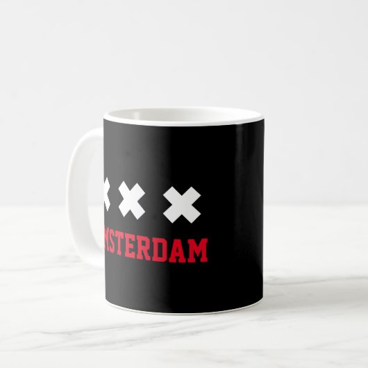 Amsterdam Kaffeetasse (Vorderseite Links)