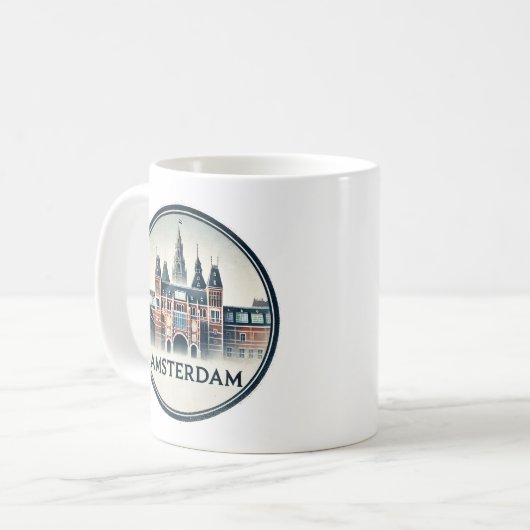 Amsterdam Kaffeetasse (Vorderseite Links)