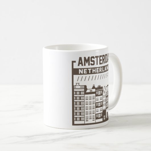 Amsterdam Kaffeetasse (VorderseiteRechts)