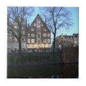 Amsterdam-Kanal-Häuser Fliese (Vorderseite)