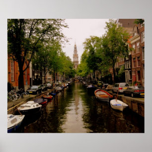 Amsterdam-Kanal Poster