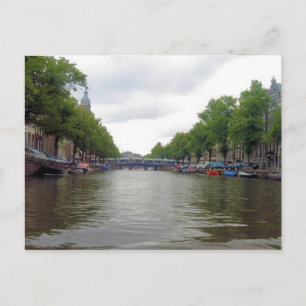 Amsterdam-Kanal Postkarte