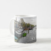 Amsterdam-Kanal-Tasse Kaffeetasse (Vorderseite Links)