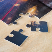 Amsterdam-Kanäle nachts Puzzle (Seite)