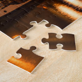 Amsterdam-Kanalhäuser am Puzzlen der Dämmerung Puzzle (Seite)