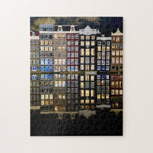 Amsterdam-Kanalhäuser-Jigsaw-Puzzle Puzzle