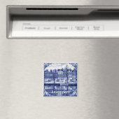 Amsterdam-Kanalschiffe quadratischer Magnet (In Situ (Geschirrspüler))