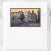 Amsterdam-Keizersgracht Centrum Rechteckiger Aufkleber (Tasche)