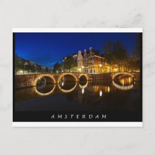 Amsterdam Keizersgracht, Postcard Postkarte