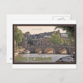 Amsterdam - Keizersgracht Postkarte (Vorne/Hinten)