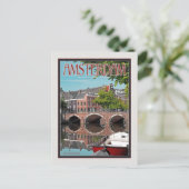 Amsterdam - Keizersgracht Postkarte (Stehend Vorderseite)