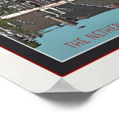 Amsterdam - Keizersgracht-RchtCentrum Poster (Ecke)