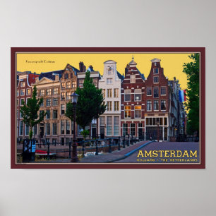 Amsterdam-Keizersgracht Zentrum Poster