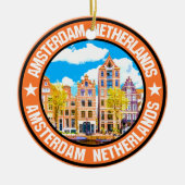 Amsterdam Keramik Ornament (Vorne)