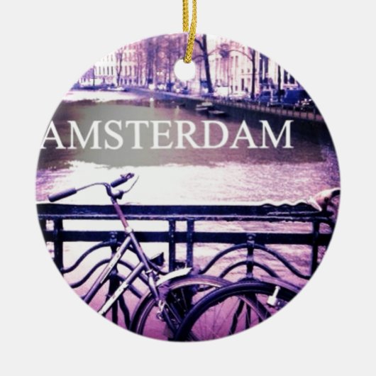 Amsterdam Keramik Ornament (Vorne)