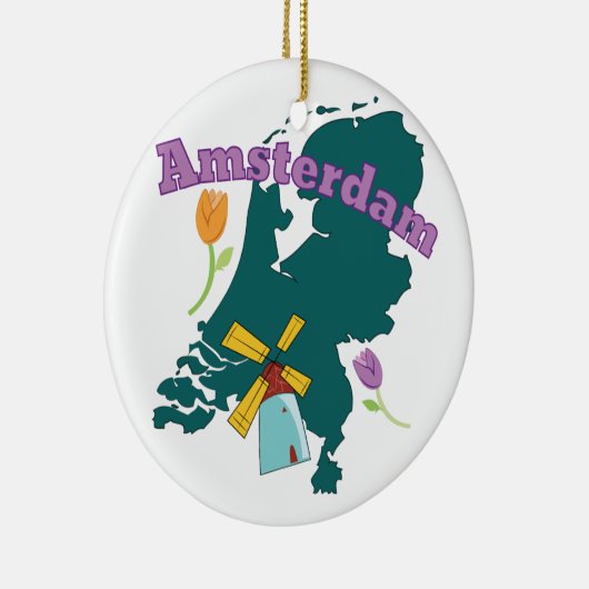 Amsterdam Keramikornament (Rechts)