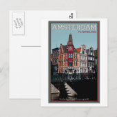 Amsterdam - Leidsestraat - Keizersgracht Postkarte (Vorne/Hinten)