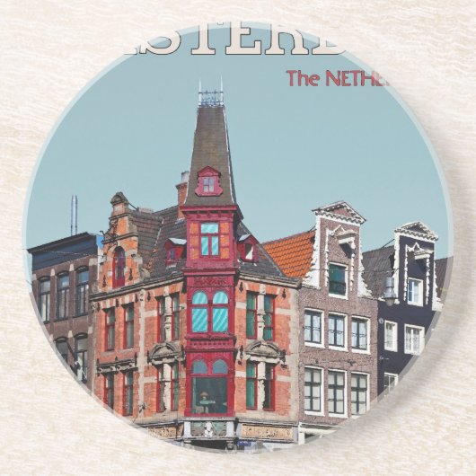 Amsterdam - Leidsestraat - Keizersgracht Untersetzer (Vorne)