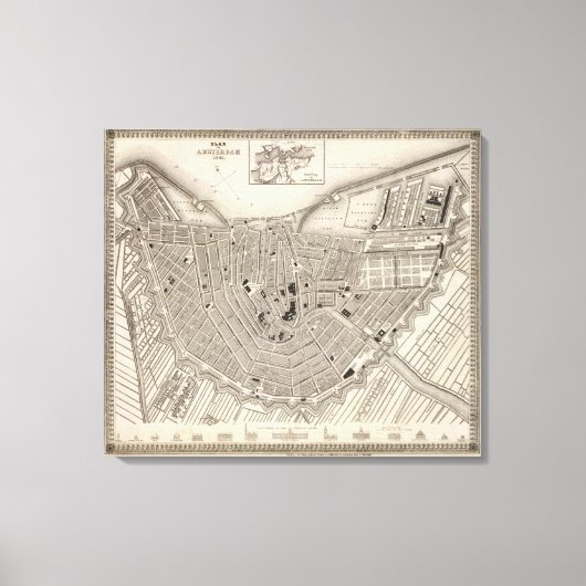 Amsterdam Leinwanddruck (Vorderseite)