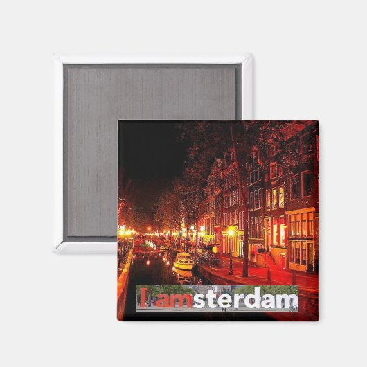 AMSTERDAM MAGNET (Vorderseite/Rückseite)