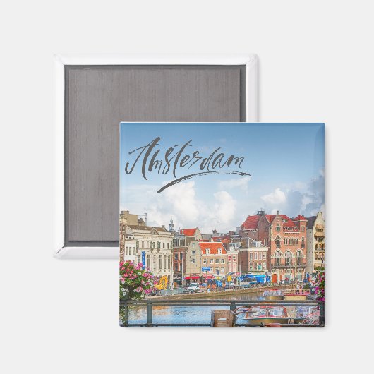 Amsterdam Magnet (Vorderseite/Rückseite)