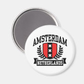 Amsterdam Magnet (Vorderseite/Rückseite)