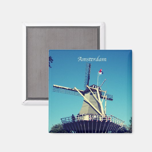 Amsterdam Magnet (Vorderseite/Rückseite)