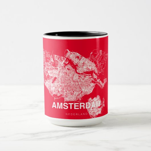 Amsterdam map tasse (Zentrum)