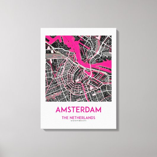 AMSTERDAM-MEMORY LEINWANDDRUCK (Vorderseite)