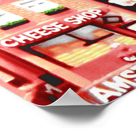 Amsterdam Miniaturhäuser Poster (Ecke)