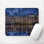 Amsterdam mit Kanälen in Dusk Mousepad (Mit Mouse)
