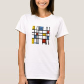 Amsterdam, Mondrian-Stil T-Shirt (Vorderseite)