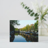 Amsterdam Mornings Postkarte (Stehend Vorderseite)