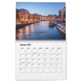 Amsterdam-Netherlands Calendar Kalender (Feb 2027)