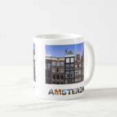 Amsterdam Netherlands Canal Houses Foto Kaffeetasse (VorderseiteRechts)