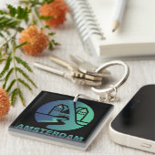 Amsterdam Netherlands Europe Schlüsselanhänger (Vorderseite rechts)