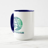 Amsterdam Netherlands Europe Tasse (Vorderseite Links)