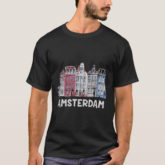 Amsterdam Netherlands Holland T-Shirt (Vorderseite)