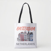 Amsterdam Netherlands Row Houses Tasche (Vorderseite)