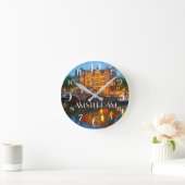 Amsterdam Netherlands Runde Wanduhr (Zuhause)