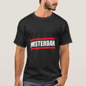 Amsterdam Netherlands Souvenir Dutch Tourist Europ T-Shirt (Vorderseite)