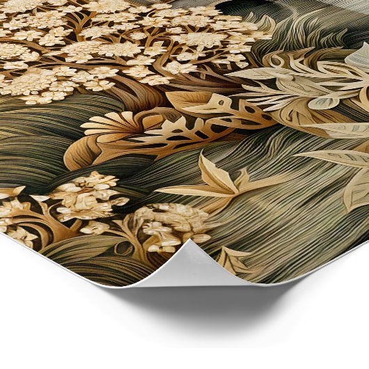 Amsterdam Netherlands Vintag Style Poster (Ecke)