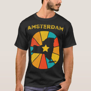 Amsterdam New York Vintage abgenutzt Souvenir 1 T-Shirt