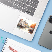 Amsterdam, Niederlande Aufkleber (Laptop mit iPhone)