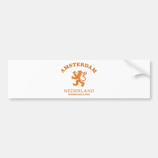 AMSTERDAM Niederlande Autoaufkleber (Vorne)