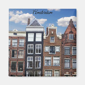 Amsterdam Niederlande Canal Houses Magnet (Vorne)