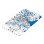 Amsterdam Niederlande City Map Einfach Magnet (Linke Seite)