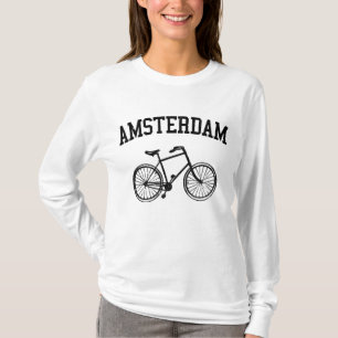 Amsterdam - Niederlande Fahrrad Holland Geschenk T-Shirt