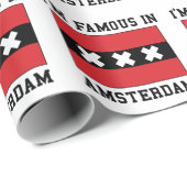 Amsterdam, Niederlande Geschenkpapier (Rolleneckpunkt)